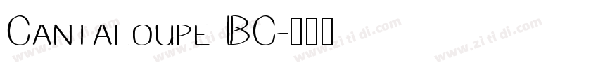 Cantaloupe BC字体转换